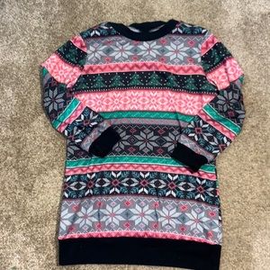 Elbow sleeves Christmas shirt No Boundaries S